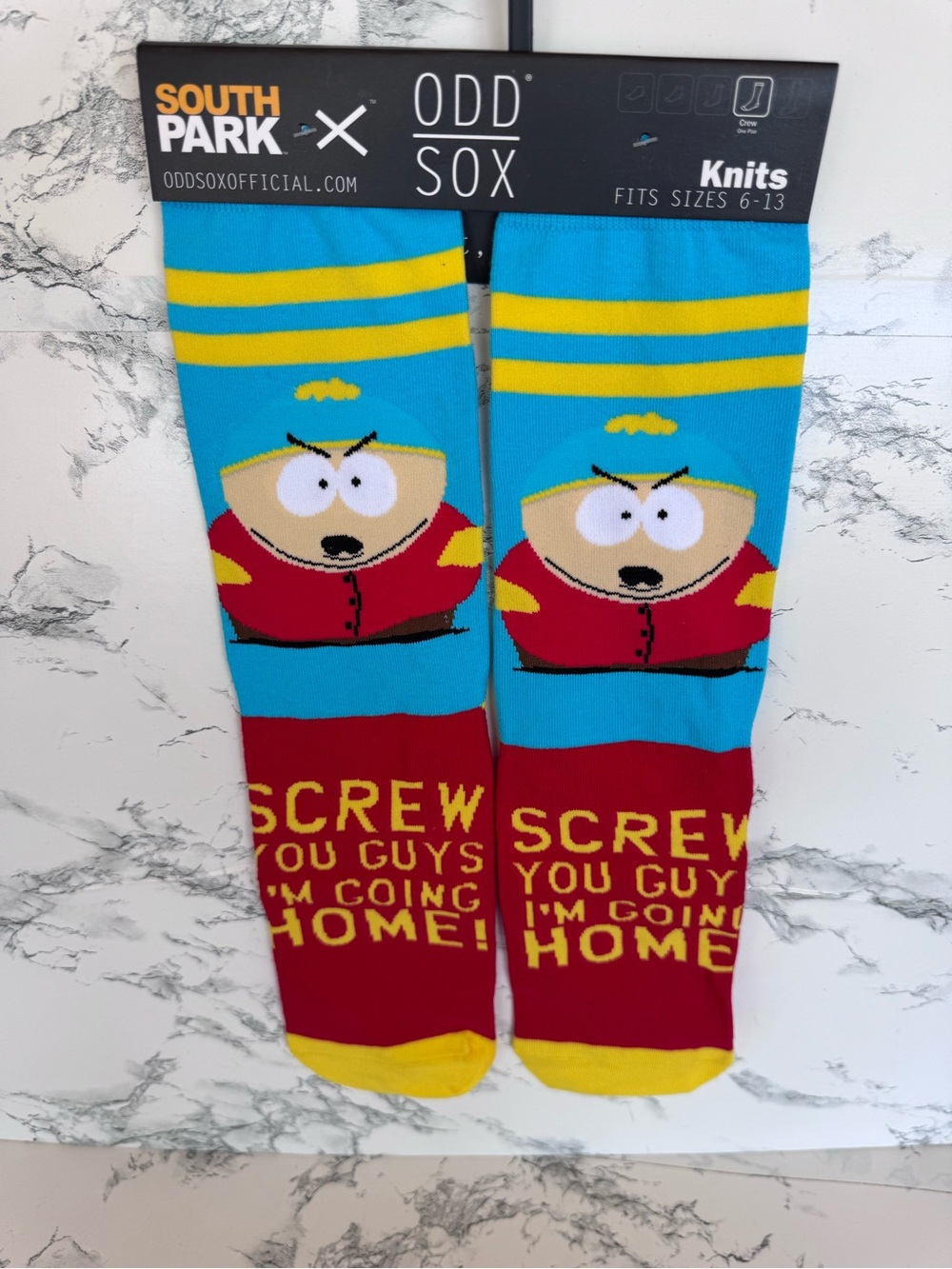 Odd Sox South Park Cartman Socks